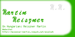 martin meiszner business card